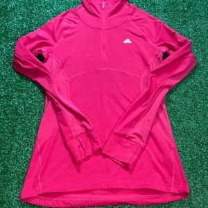 Women’s Adidas Climalite Turtle Neck Half Zip Athletic Jacket